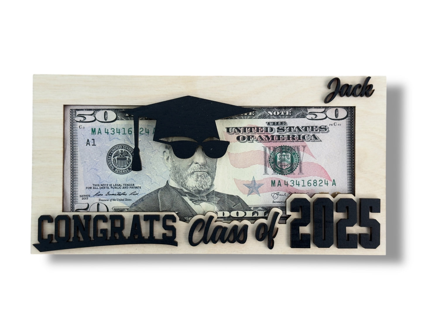 Personalized Graduation Money Holder