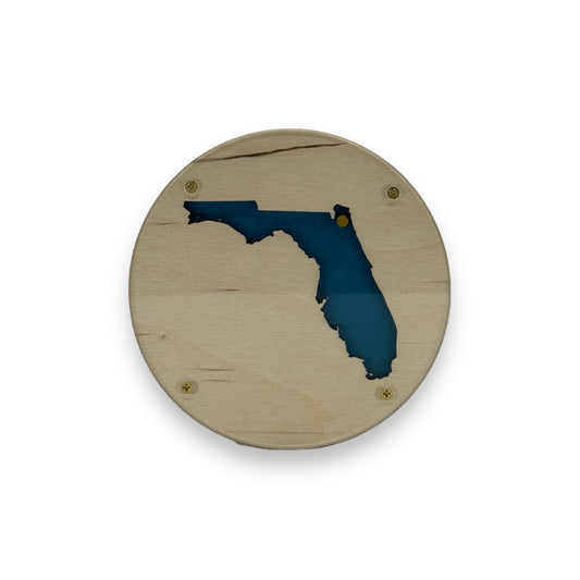 Jacksonville Teal and Gold Coaster